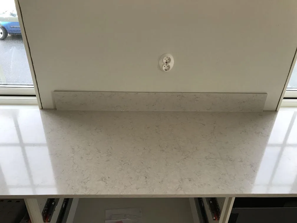 Køkkenbordplade i Silestone Snowy Ibiza, Karlshamn – billede 6