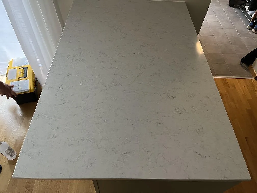 Køkkenbordplade i Silestone Snowy Ibiza, Klagshamn – billede 8