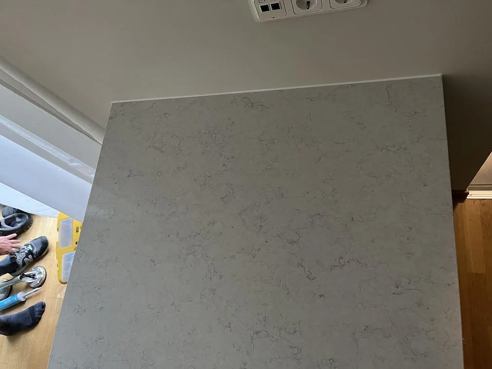 Køkkenbordplade i Silestone Snowy Ibiza, Klagshamn – billede 6