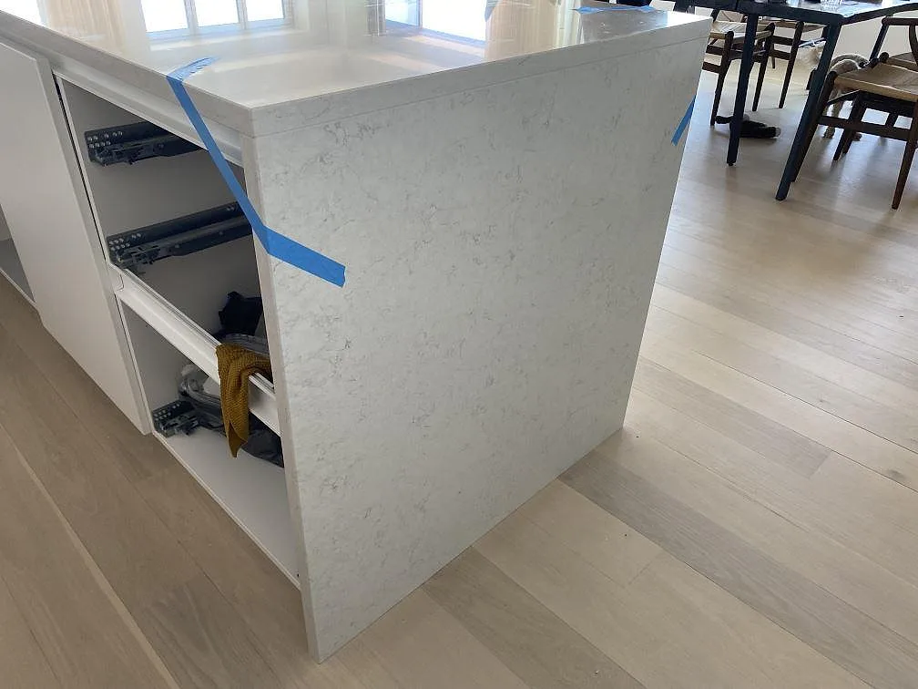 Køkkenbordplade i Silestone Snowy Ibiza, København V – billede 8