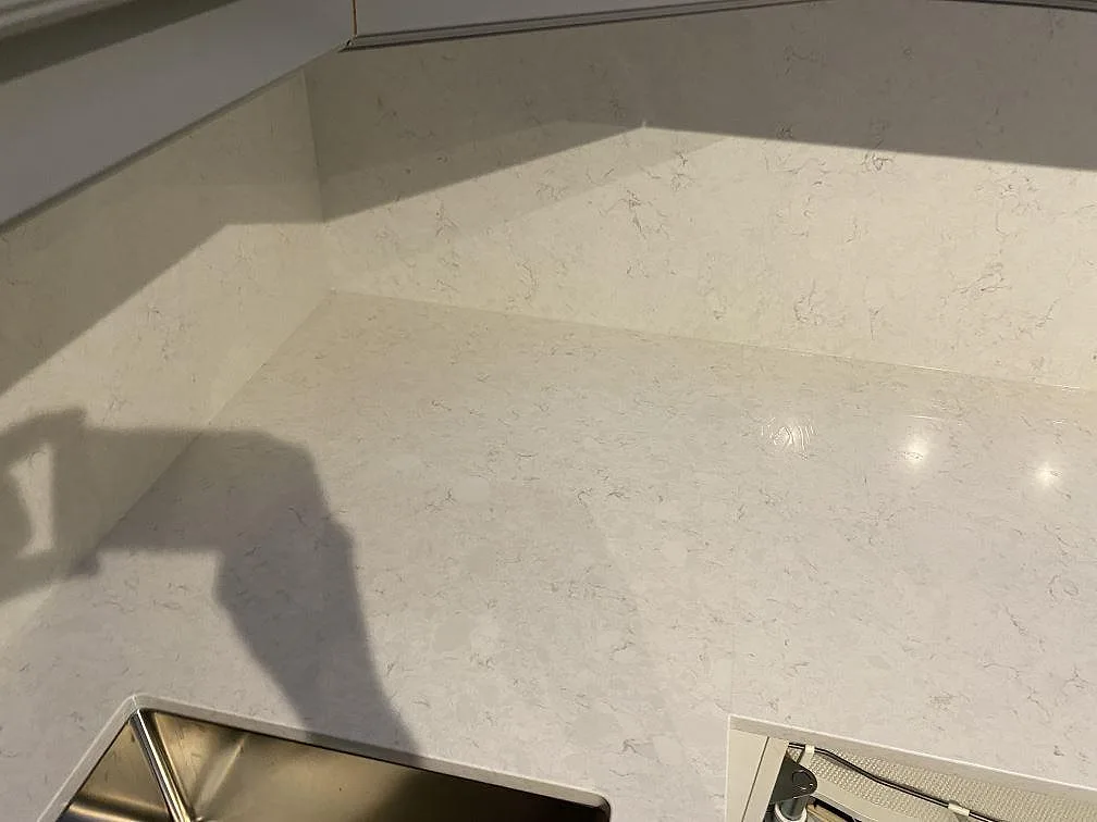 Køkkenbordplade i Silestone Snowy Ibiza, Kungsbacka – billede 8