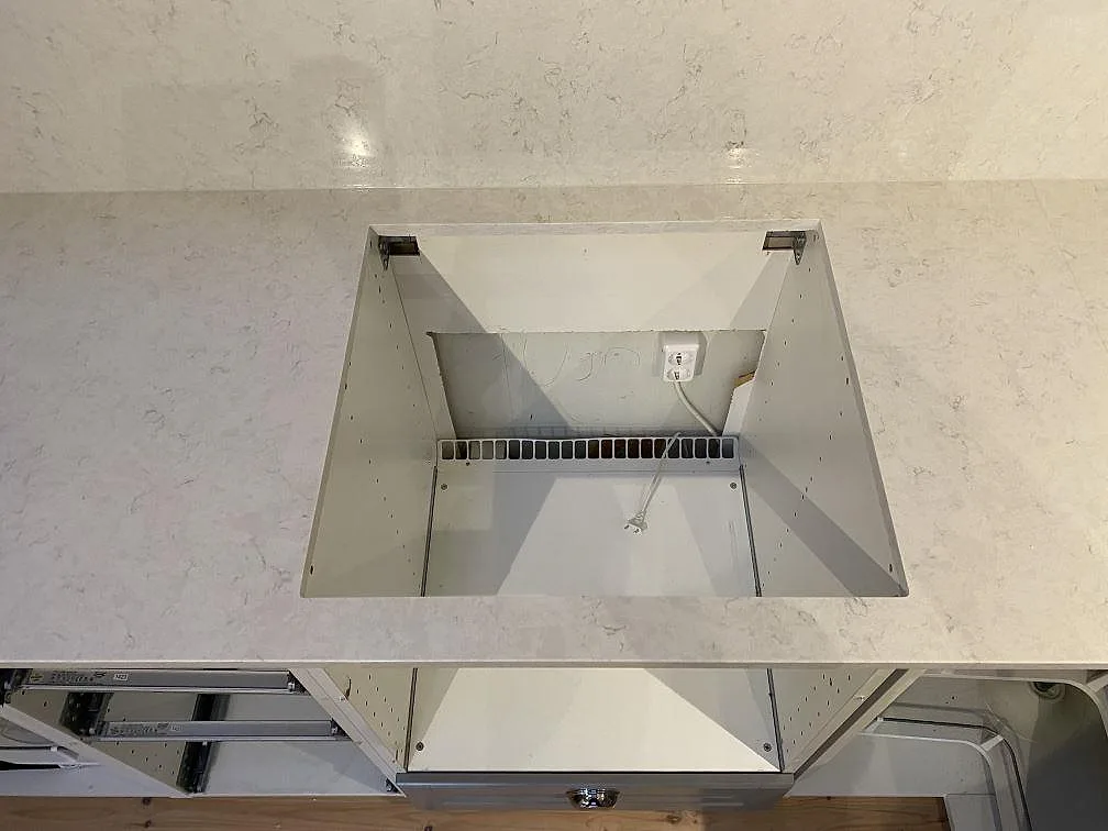 Køkkenbordplade i Silestone Snowy Ibiza, Kungsbacka – billede 6