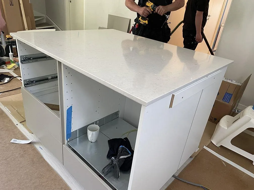 Køkkenbordplade i Silestone Snowy Ibiza, Landvetter – billede 3