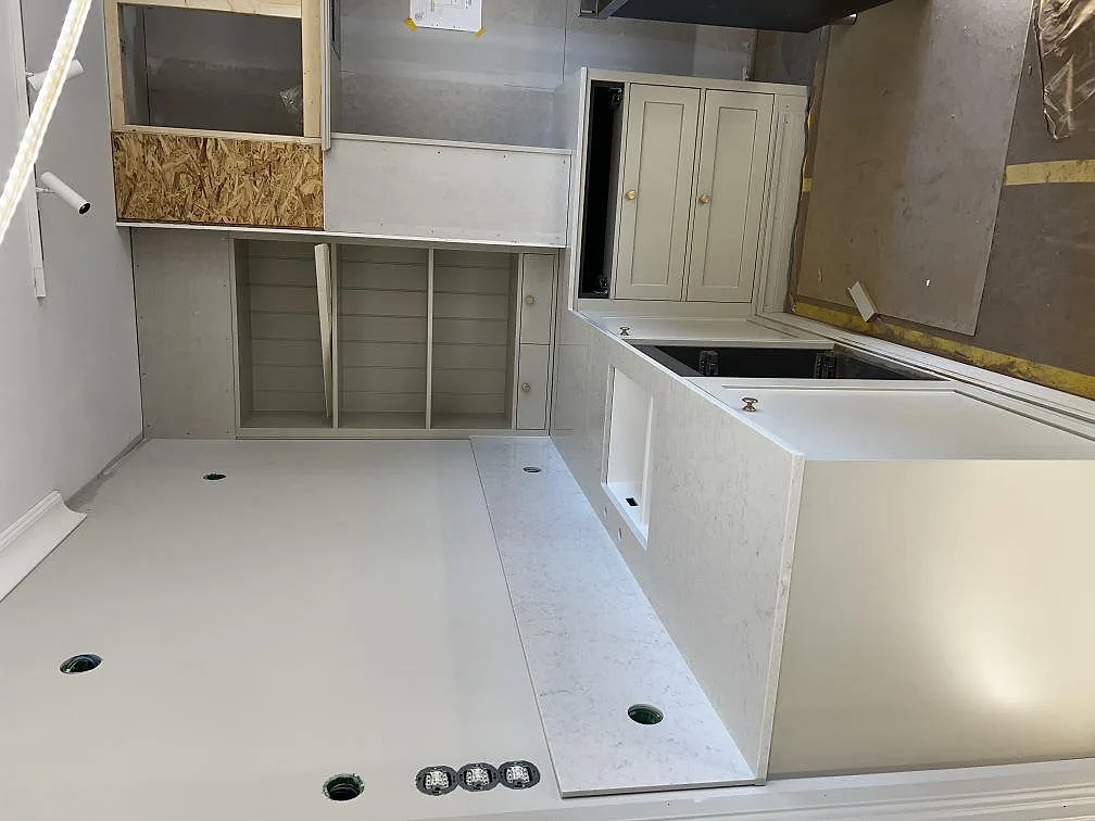 Køkkenbordplade i Silestone Snowy Ibiza, Lidköping – billede 2