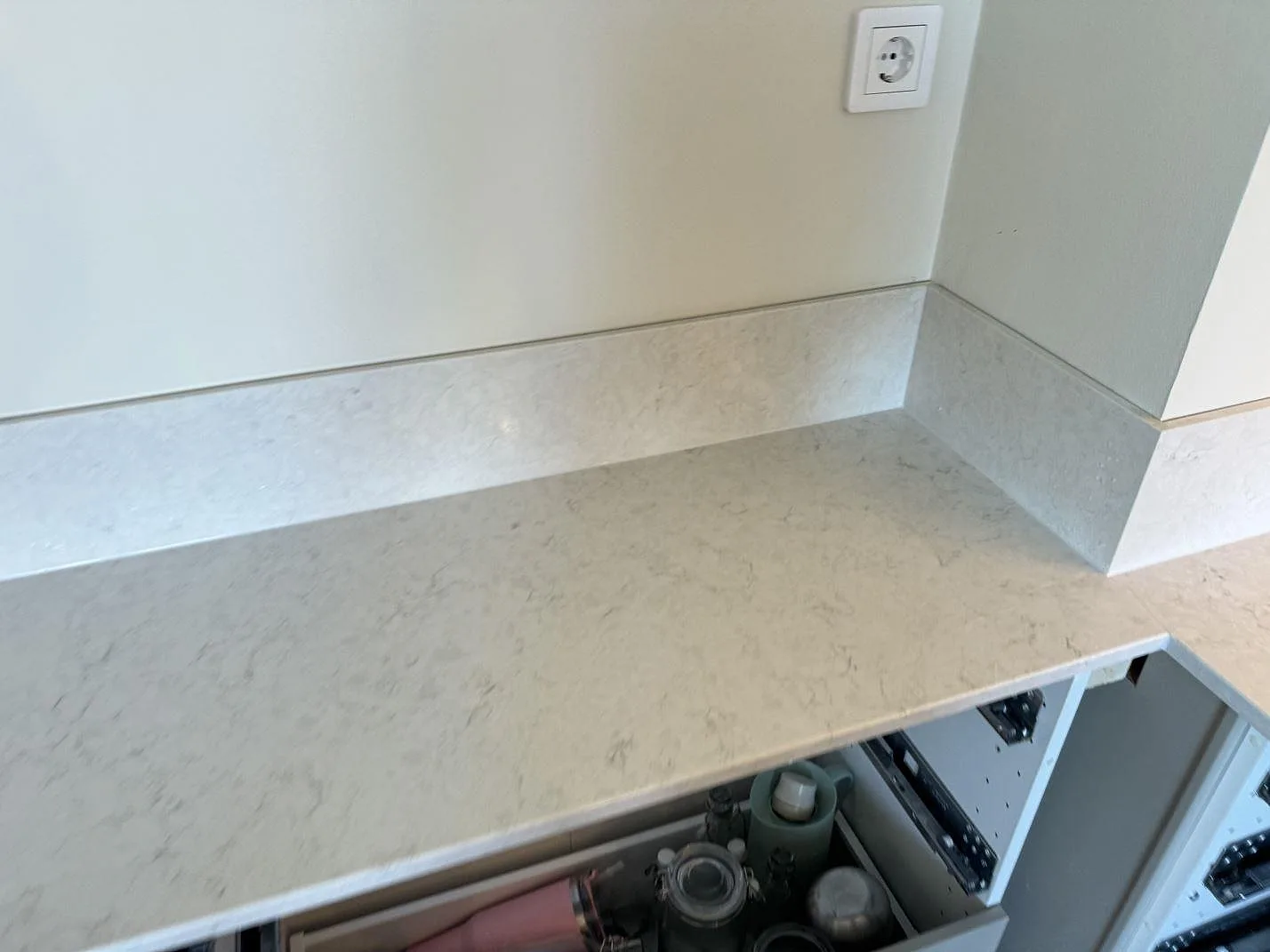Køkkenbordplade i Silestone Snowy Ibiza, Lidköping – billede 5