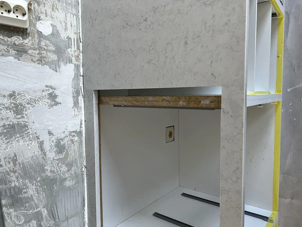 Køkkenbordplade i Silestone Snowy Ibiza, Limhamn – billede 4
