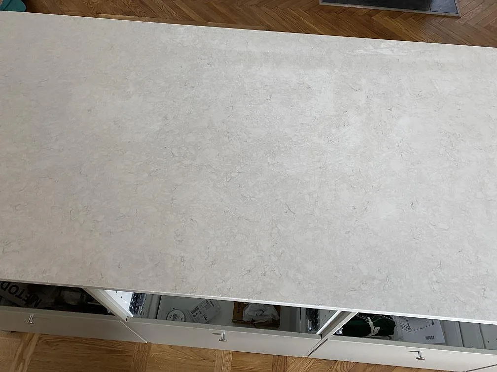 Køkkenbordplade i Silestone Snowy Ibiza, Limhamn – billede 6