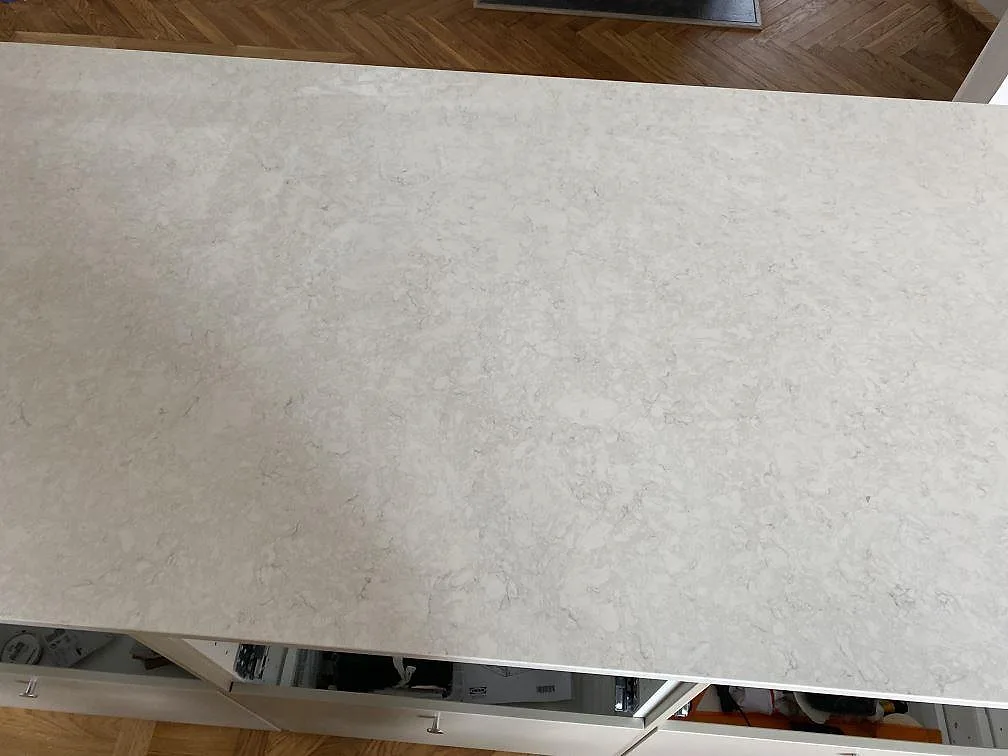 Køkkenbordplade i Silestone Snowy Ibiza, Limhamn – billede 7