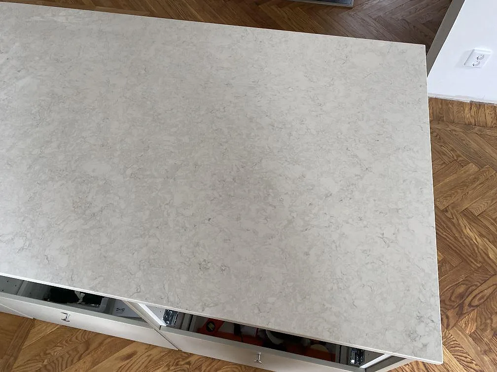 Køkkenbordplade i Silestone Snowy Ibiza, Limhamn – billede 8