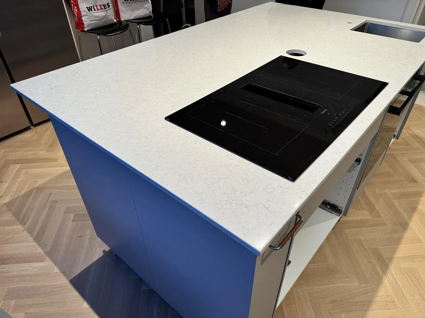 Gennemført projekt: Køkkenbordplade i Silestone Snowy Ibiza, Lindome.