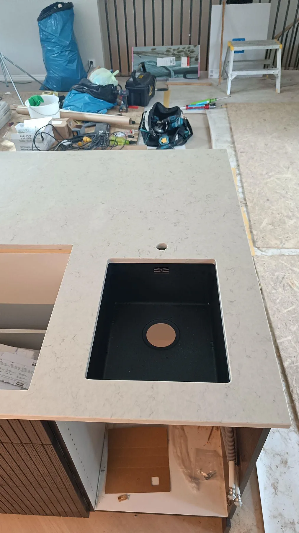 Køkkenbordplade i Silestone Snowy Ibiza, Löddeköpinge – billede 3