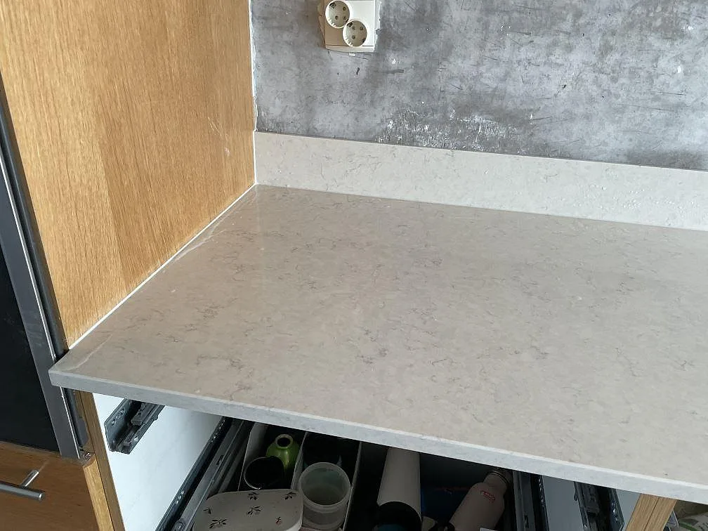 Køkkenbordplade i Silestone Snowy Ibiza, Lomma – billede 7