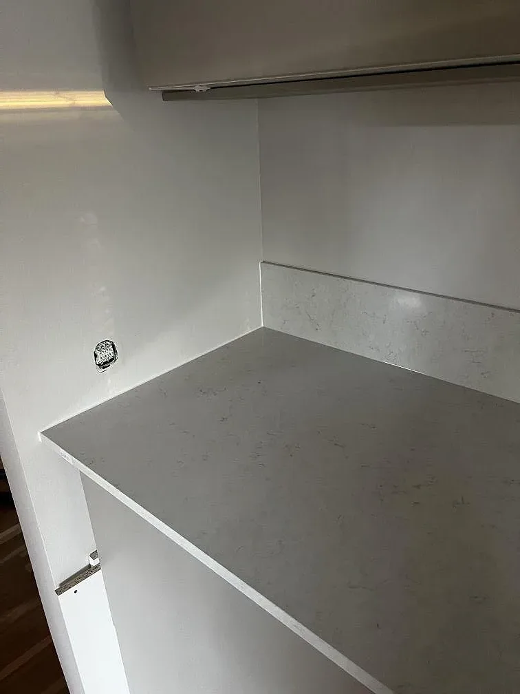 Køkkenbordplade i Silestone Snowy Ibiza, Lomma – billede 3