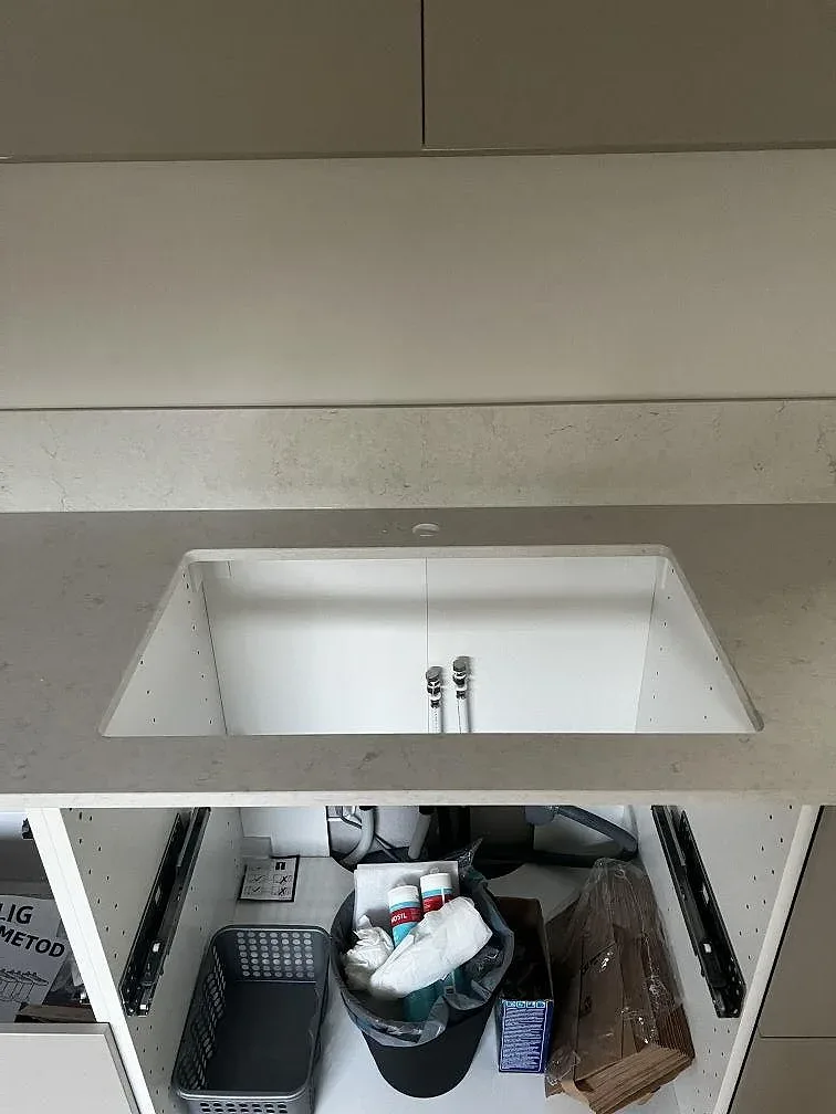 Køkkenbordplade i Silestone Snowy Ibiza, Lomma – billede 6