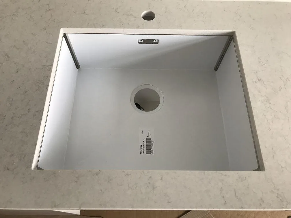 Køkkenbordplade i Silestone Snowy Ibiza, Lund – billede 5