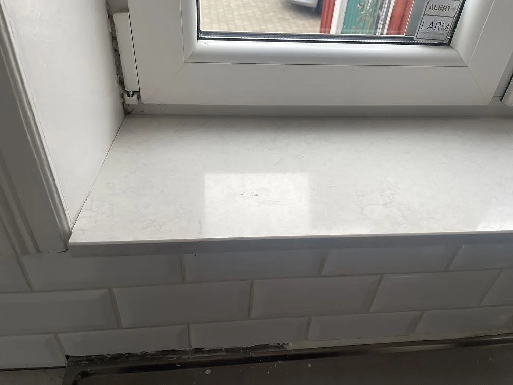 Køkkenbordplade i Silestone Snowy Ibiza, Lund – billede 5