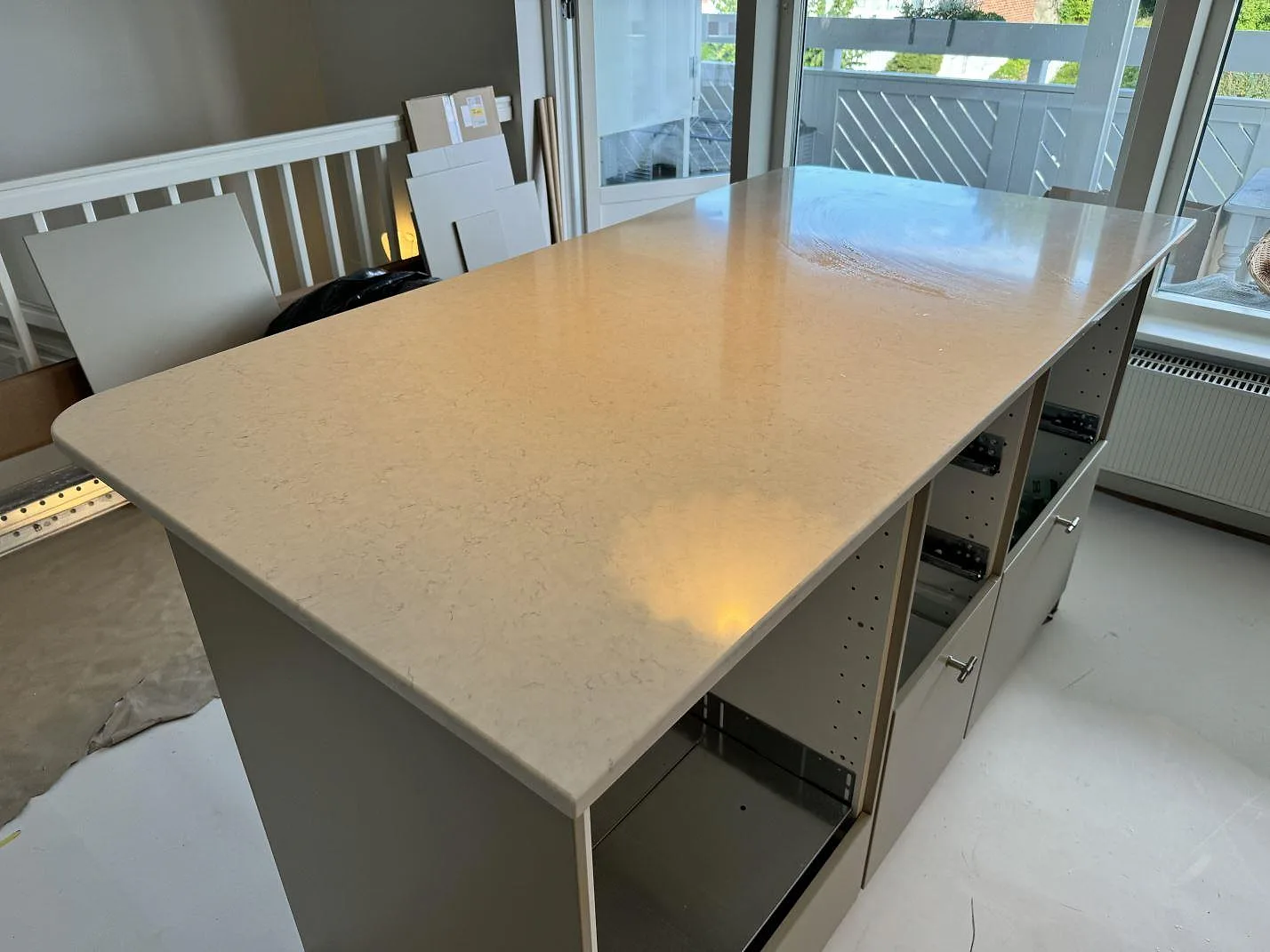 Køkkenbordplade i Silestone Snowy Ibiza, Lyckeby – billede 4