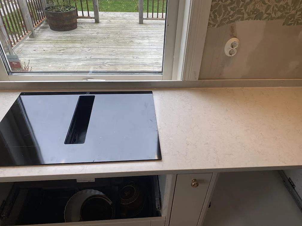 Køkkenbordplade i Silestone Snowy Ibiza, Målsryd – billede 8