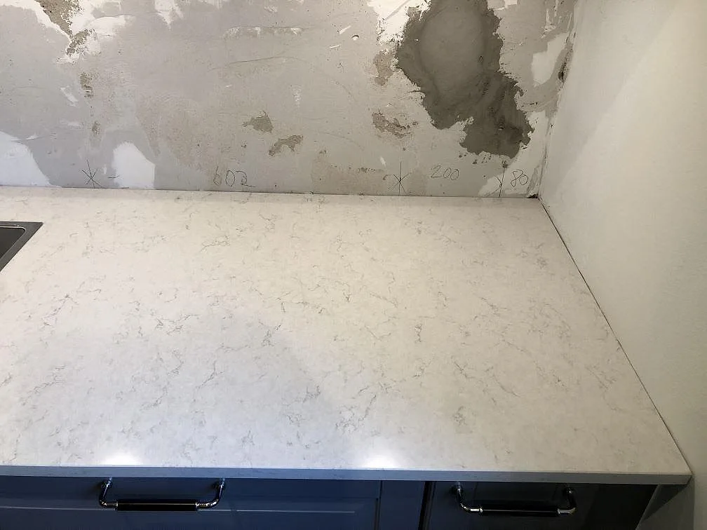 Køkkenbordplade i Silestone Snowy Ibiza, Malmö – billede 2
