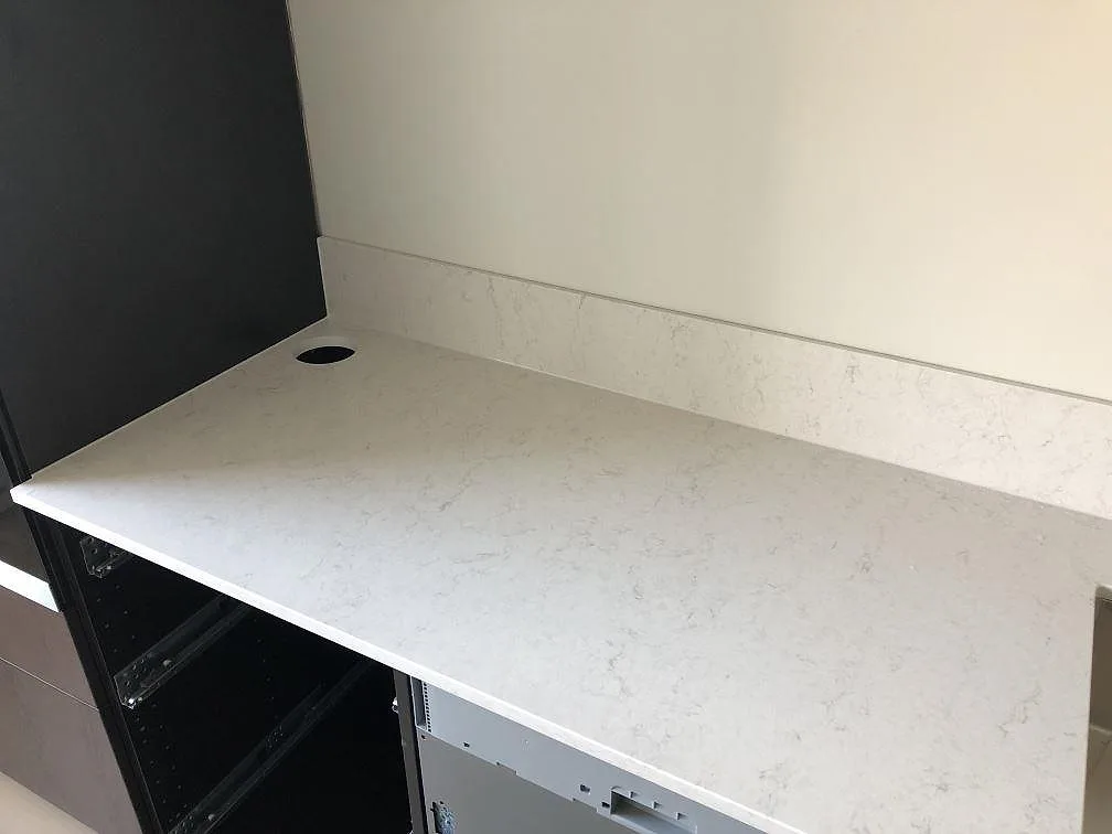 Køkkenbordplade i Silestone Snowy Ibiza, Malmö – billede 7