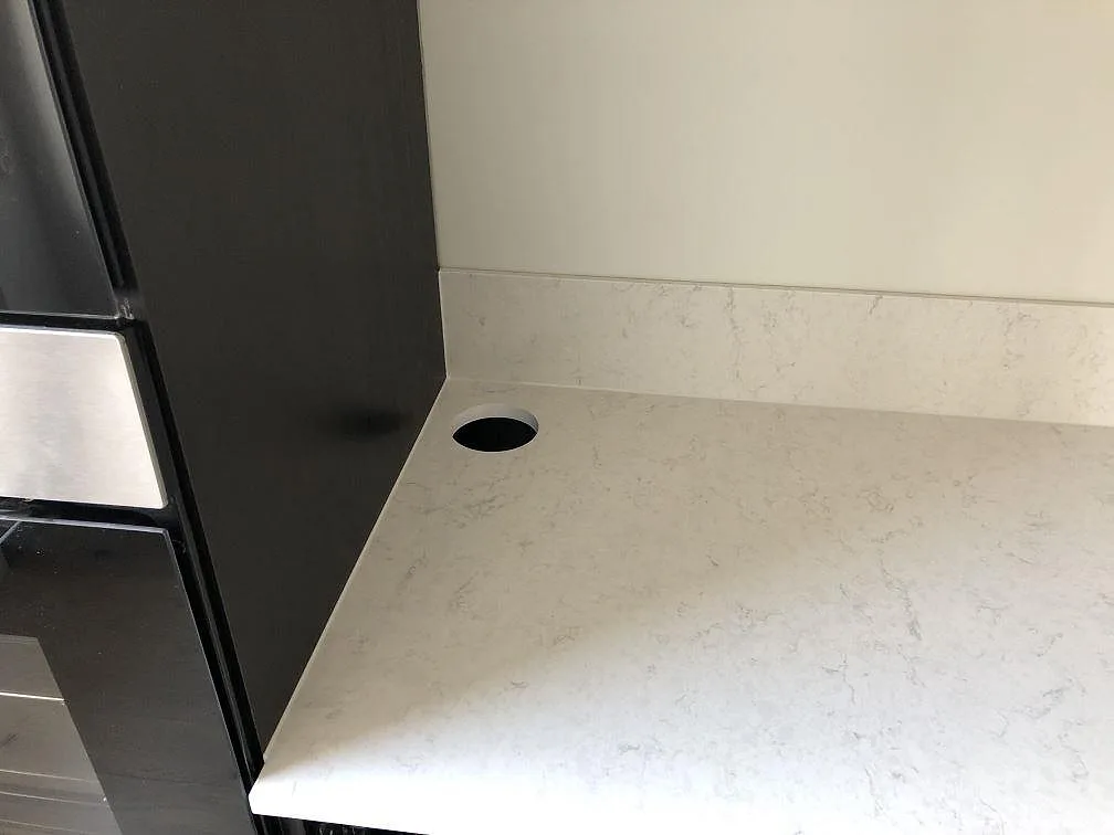 Køkkenbordplade i Silestone Snowy Ibiza, Malmö – billede 6