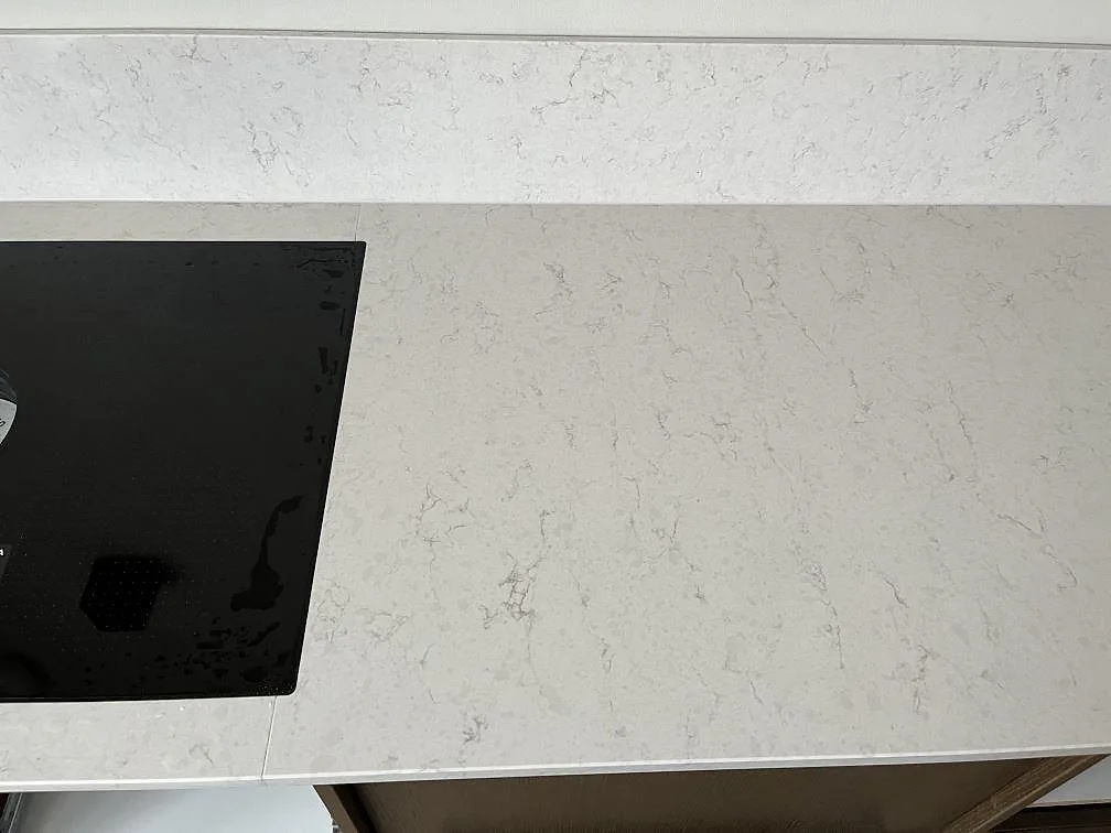 Køkkenbordplade i Silestone Snowy Ibiza, Malmö – billede 5