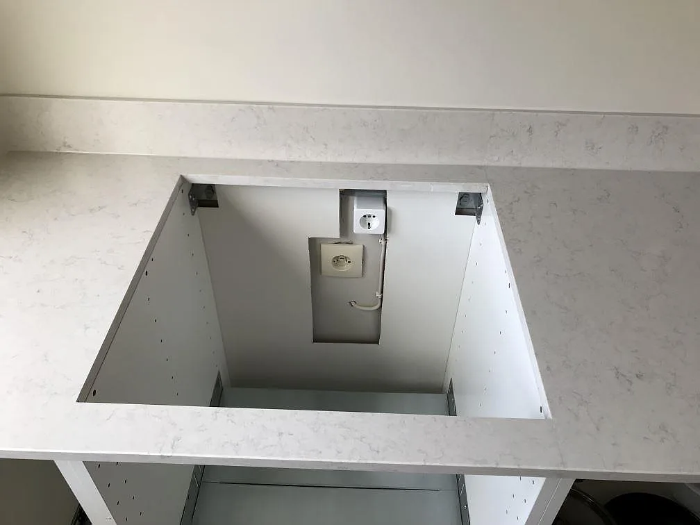 Køkkenbordplade i Silestone Snowy Ibiza, Malmö – billede 4