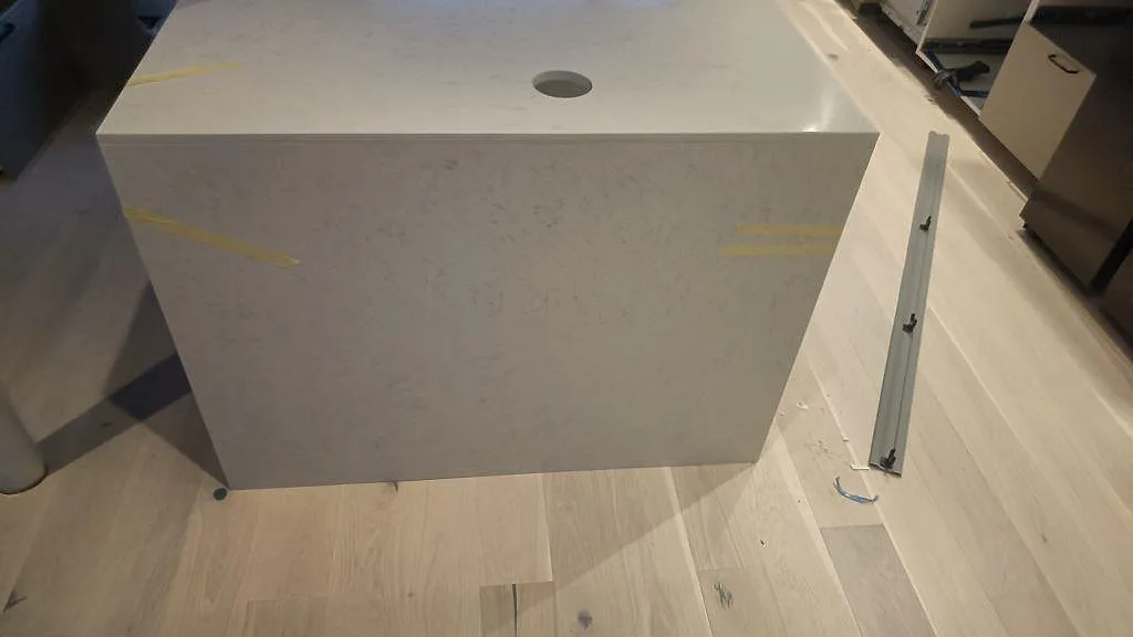 Køkkenbordplade i Silestone Snowy Ibiza, malmö – billede 8