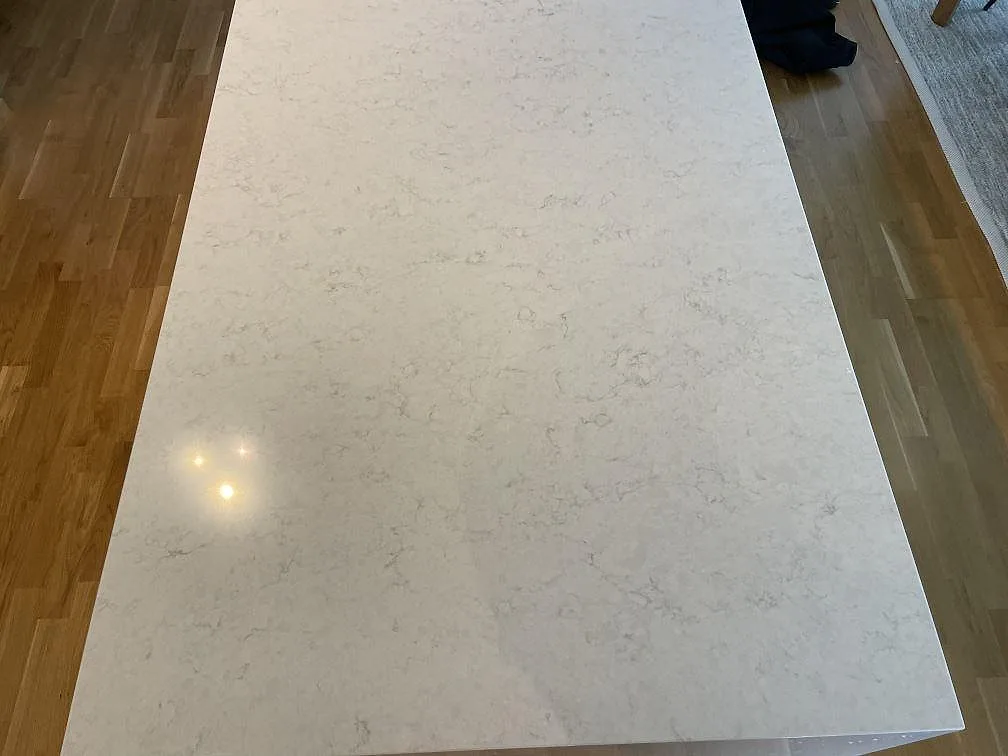 Køkkenbordplade i Silestone Snowy Ibiza, Malmö – billede 5