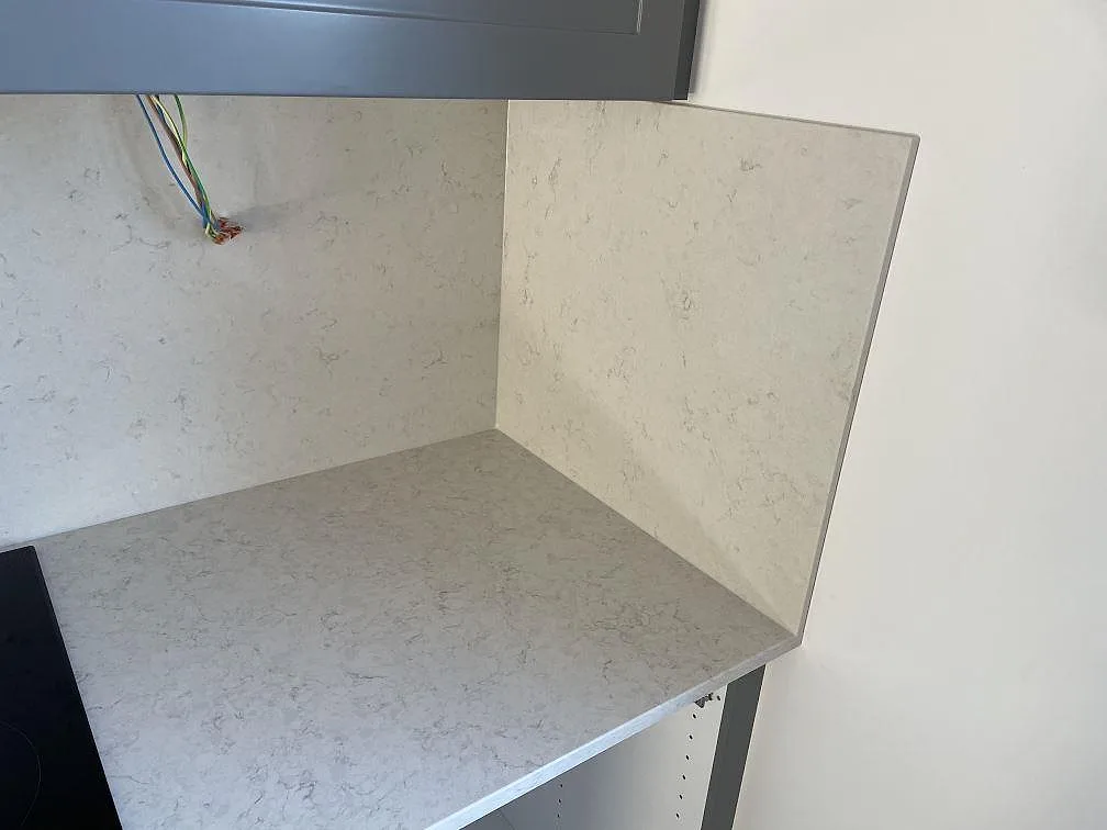 Køkkenbordplade i Silestone Snowy Ibiza, Malmö – billede 7