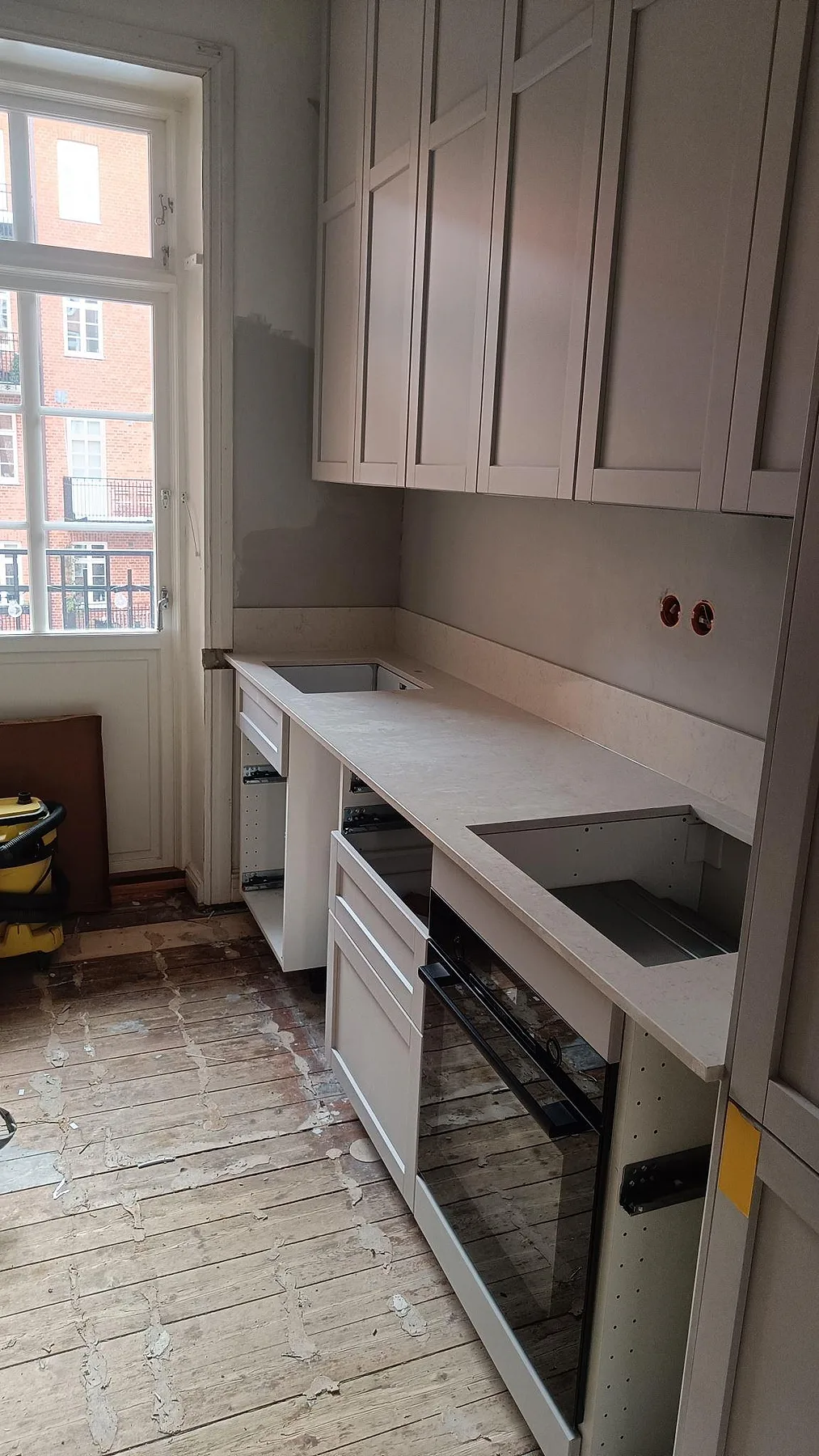Køkkenbordplade i Silestone Snowy Ibiza, Malmö