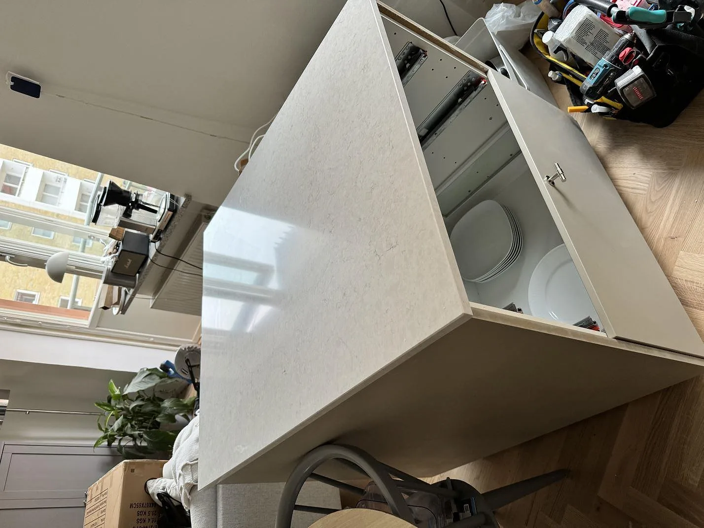 Køkkenbordplade i Silestone Snowy Ibiza, Malmö – billede 7