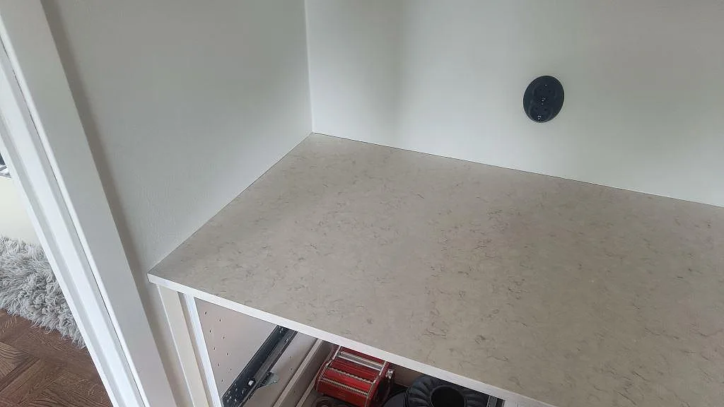 Køkkenbordplade i Silestone Snowy Ibiza, Malmö – billede 6
