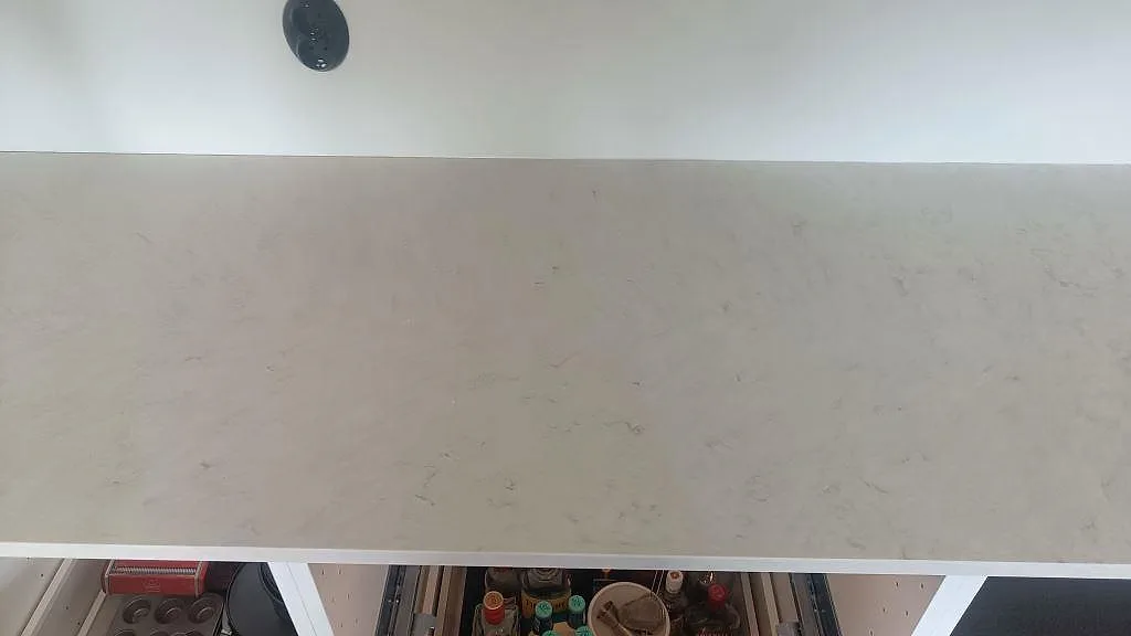 Køkkenbordplade i Silestone Snowy Ibiza, Malmö – billede 7