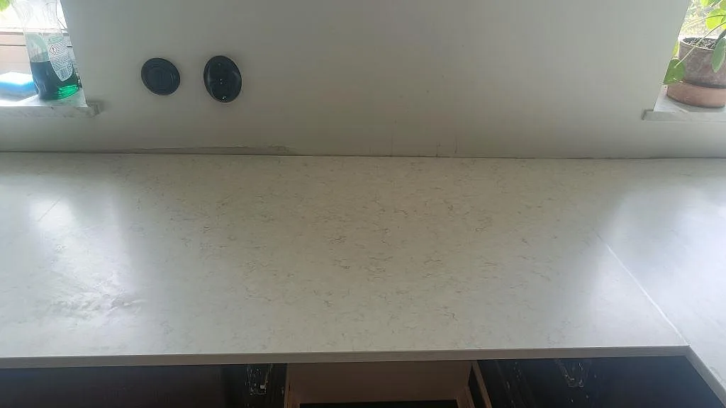 Køkkenbordplade i Silestone Snowy Ibiza, Malmö – billede 3