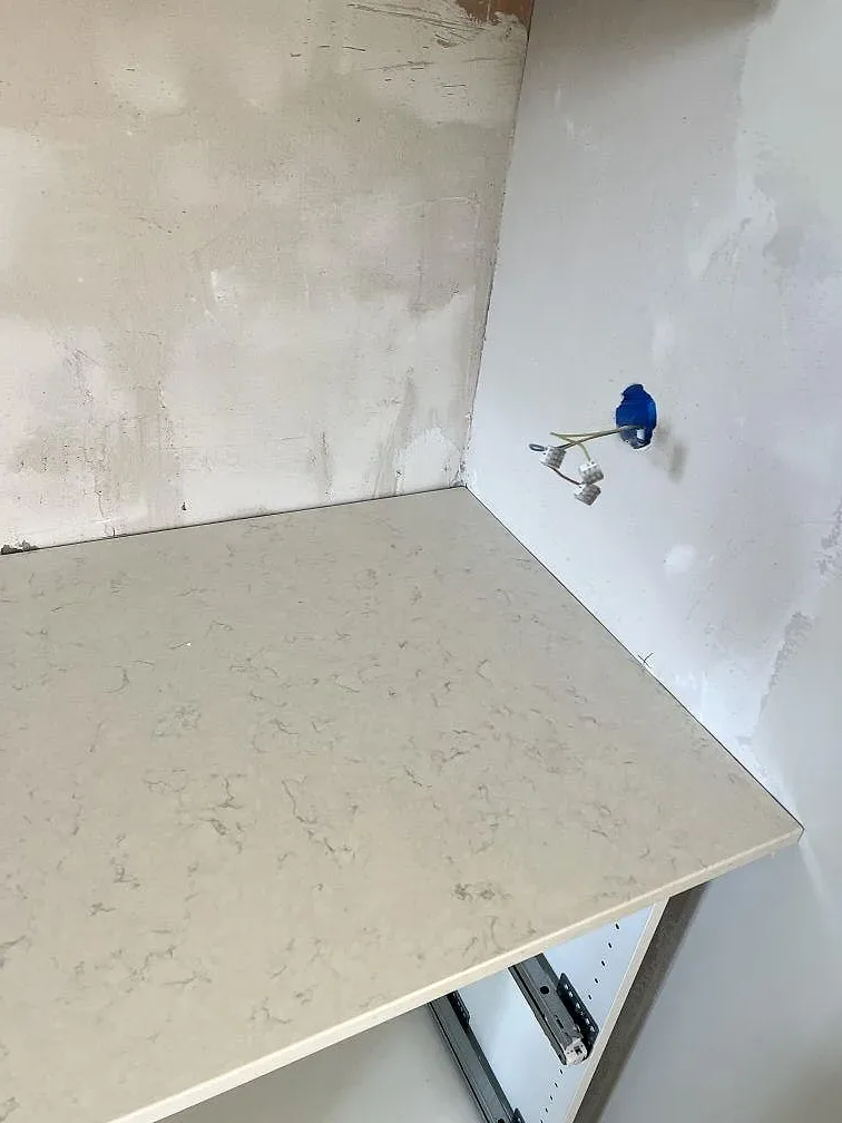 Køkkenbordplade i Silestone Snowy Ibiza, Malmö – billede 5