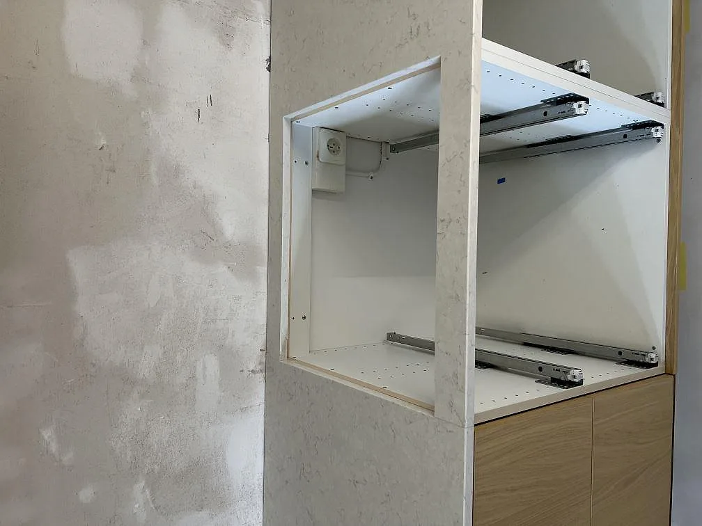 Køkkenbordplade i Silestone Snowy Ibiza, Malmö – billede 6