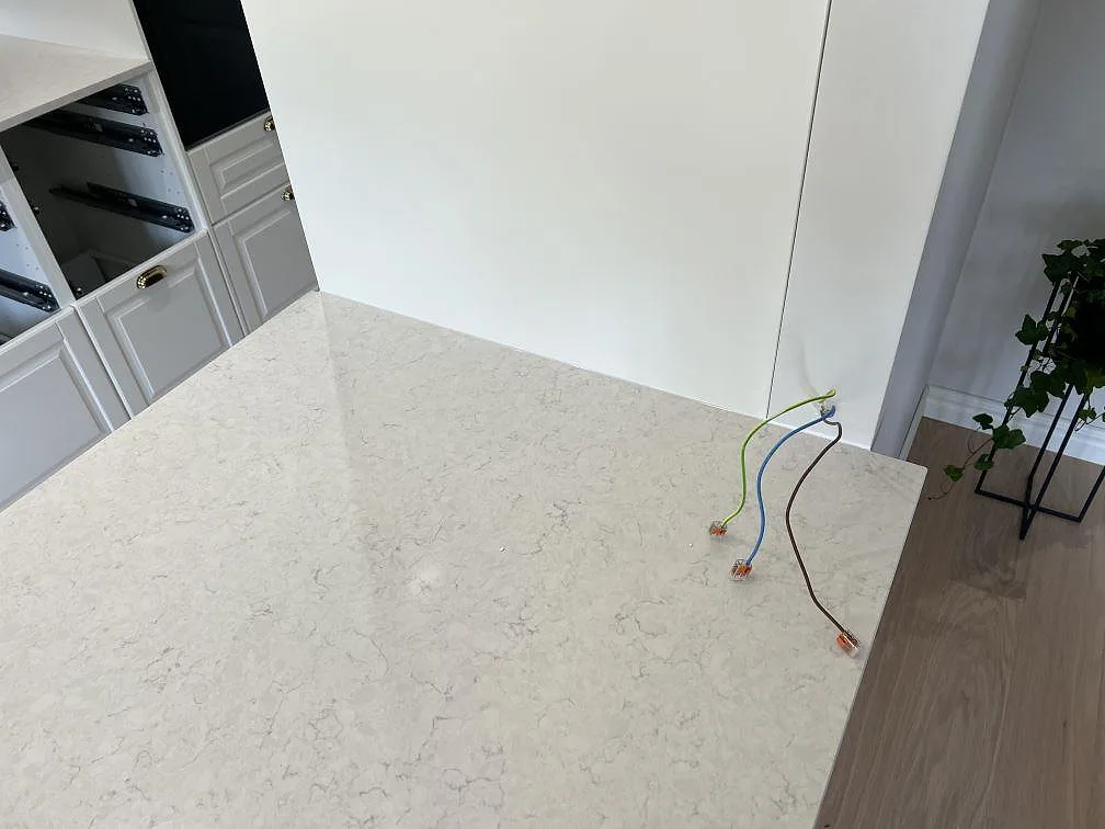 Køkkenbordplade i Silestone Snowy Ibiza, Malmö – billede 7