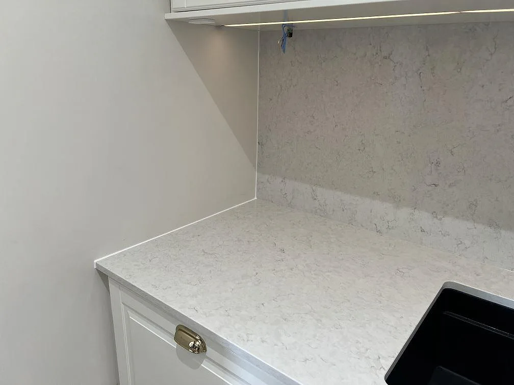 Køkkenbordplade i Silestone Snowy Ibiza, Malmö – billede 6