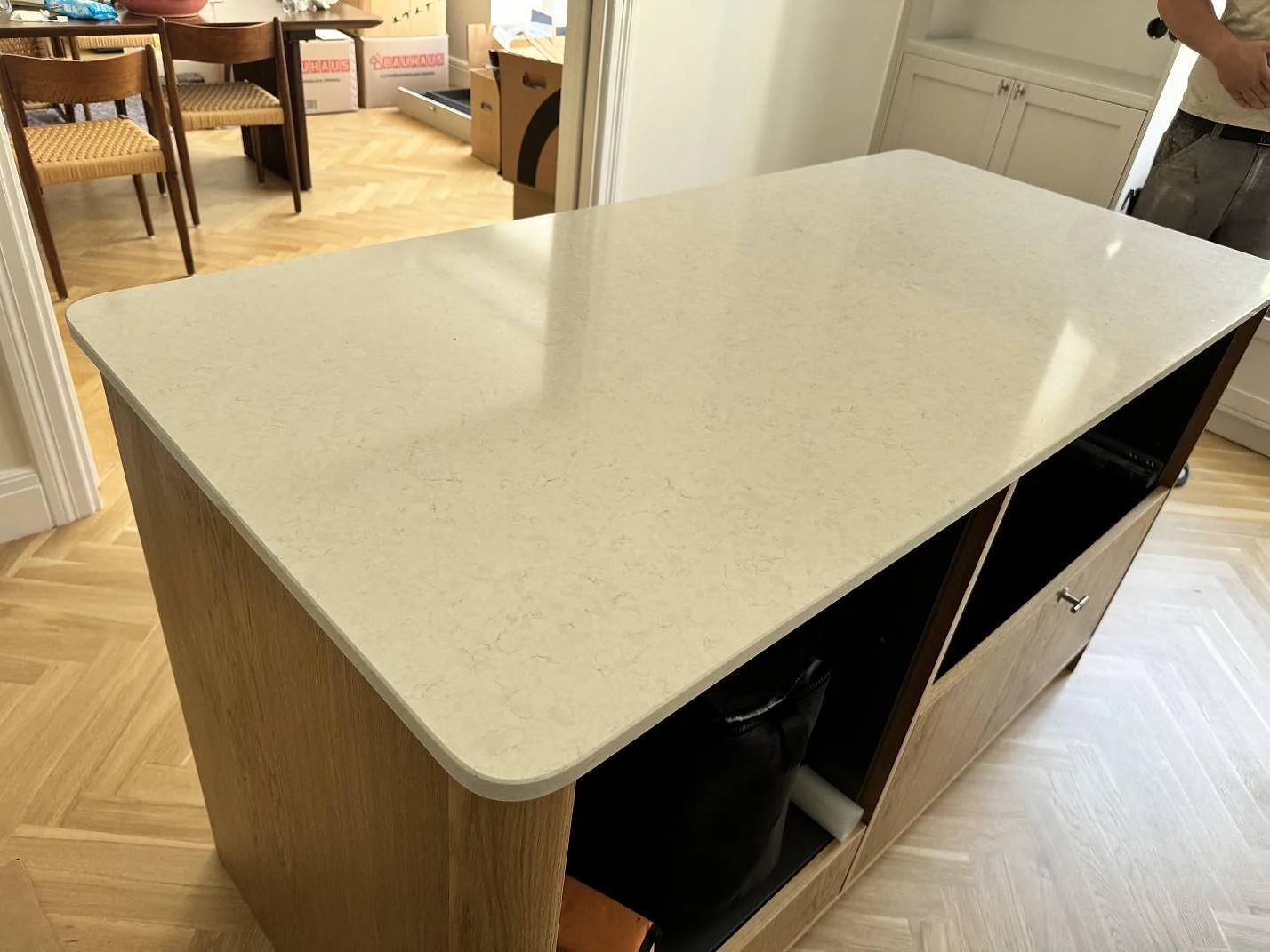 Køkkenbordplade i Silestone Snowy Ibiza, MALMÖ – billede 2