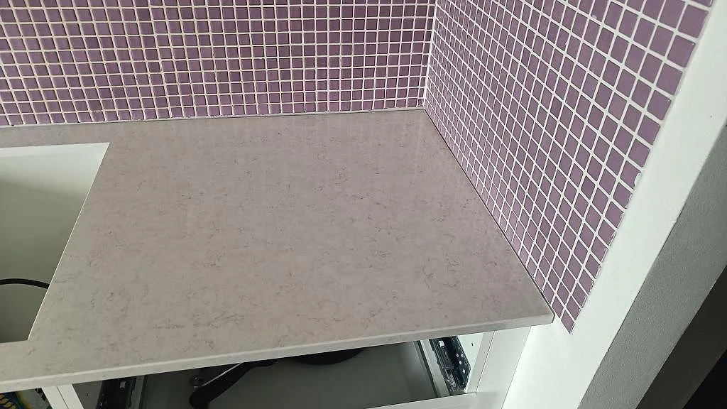 Køkkenbordplade i Silestone Snowy Ibiza, Malmö – billede 6
