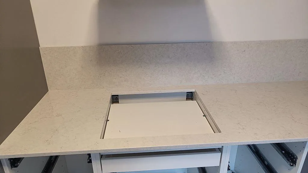 Køkkenbordplade i Silestone Snowy Ibiza, Malmö – billede 6