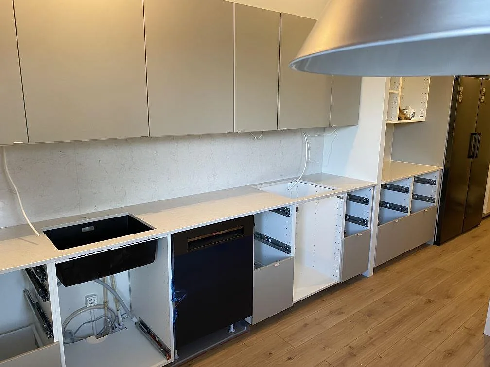 Køkkenbordplade i Silestone Snowy Ibiza, Malmö – billede 2