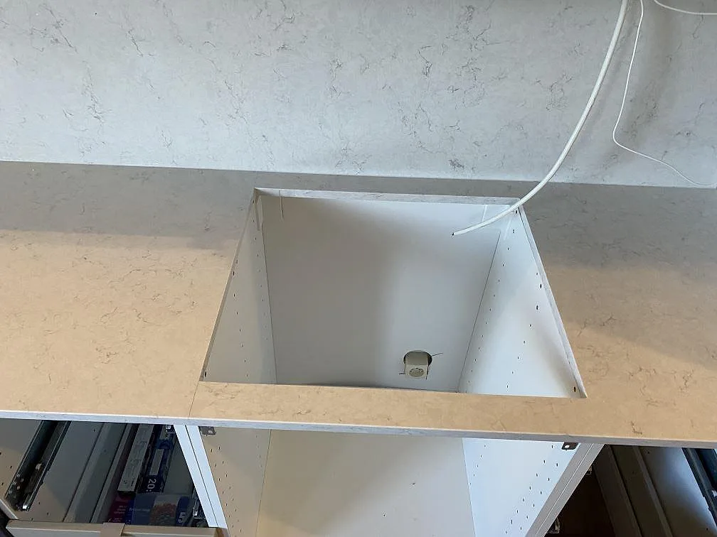 Køkkenbordplade i Silestone Snowy Ibiza, Malmö – billede 7