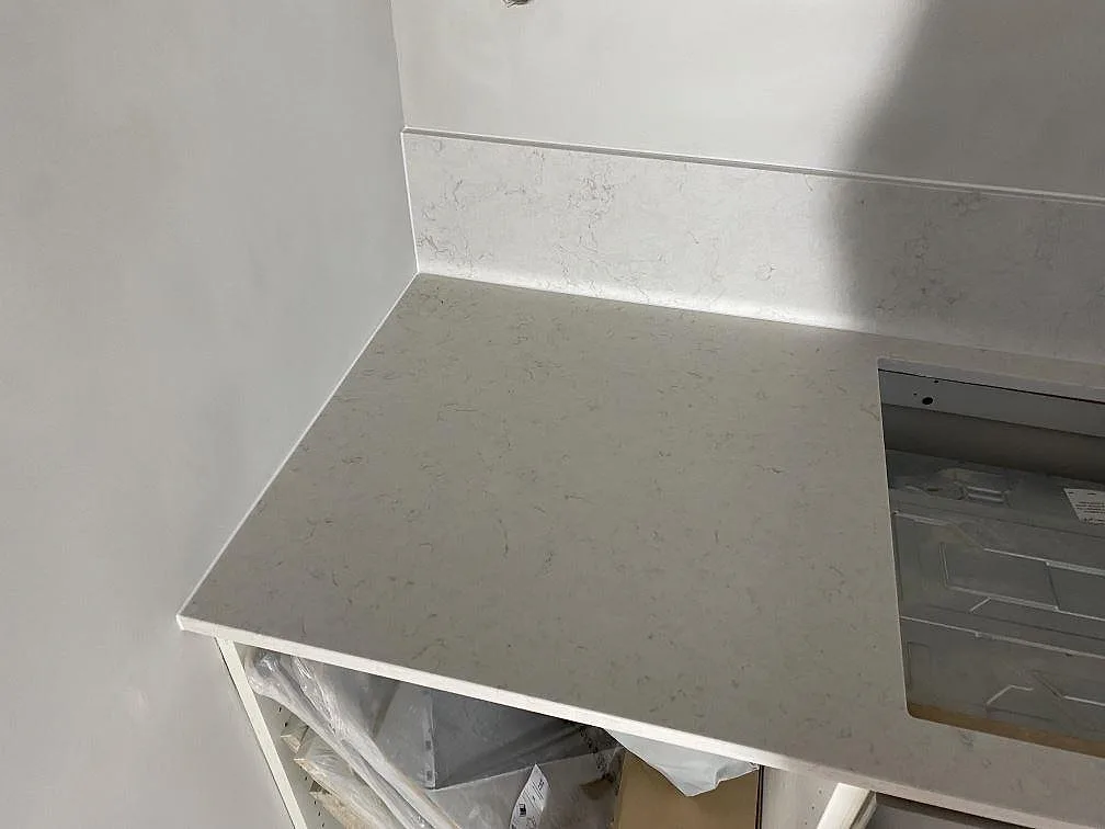 Køkkenbordplade i Silestone Snowy Ibiza, Malmö – billede 5