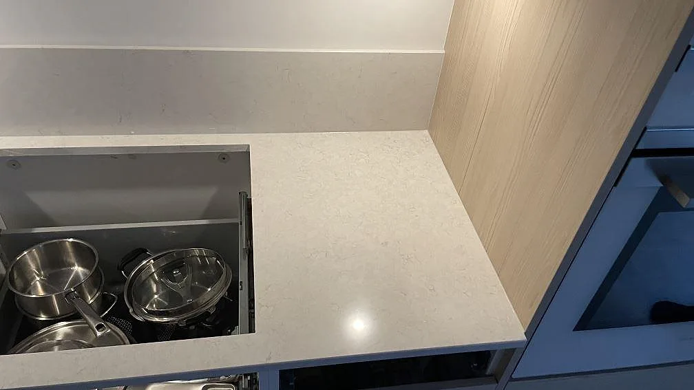Køkkenbordplade i Silestone Snowy Ibiza, Malmö – billede 7