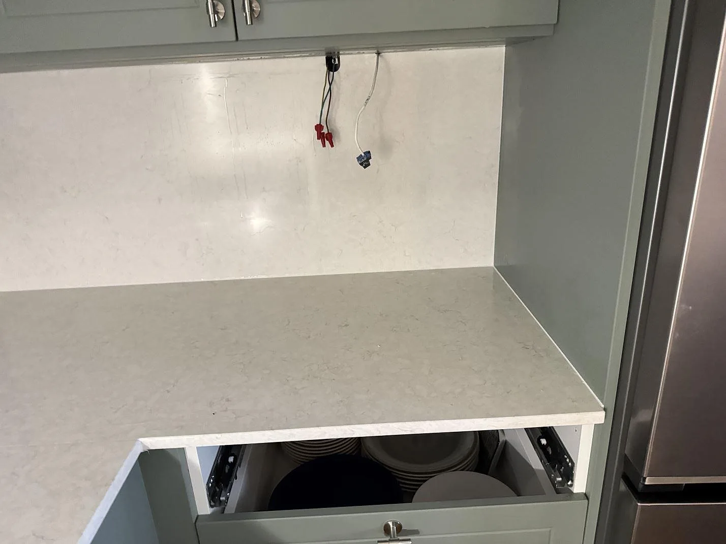 Køkkenbordplade i Silestone Snowy Ibiza, Malmö – billede 8