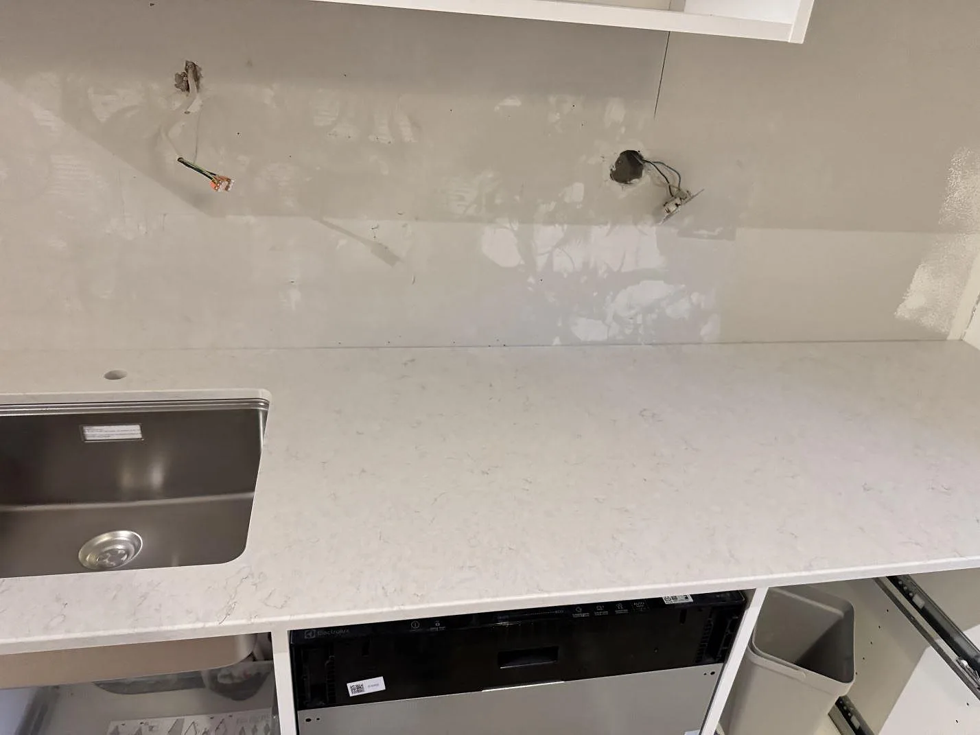 Køkkenbordplade i Silestone Snowy Ibiza, Malmö – billede 6