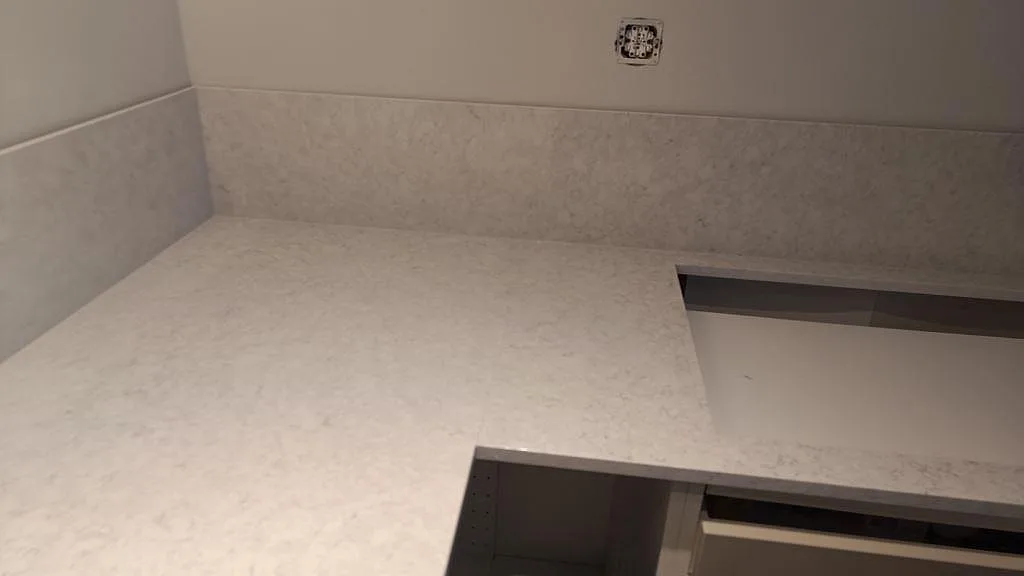 Køkkenbordplade i Silestone Snowy Ibiza, Rydebäck – billede 8