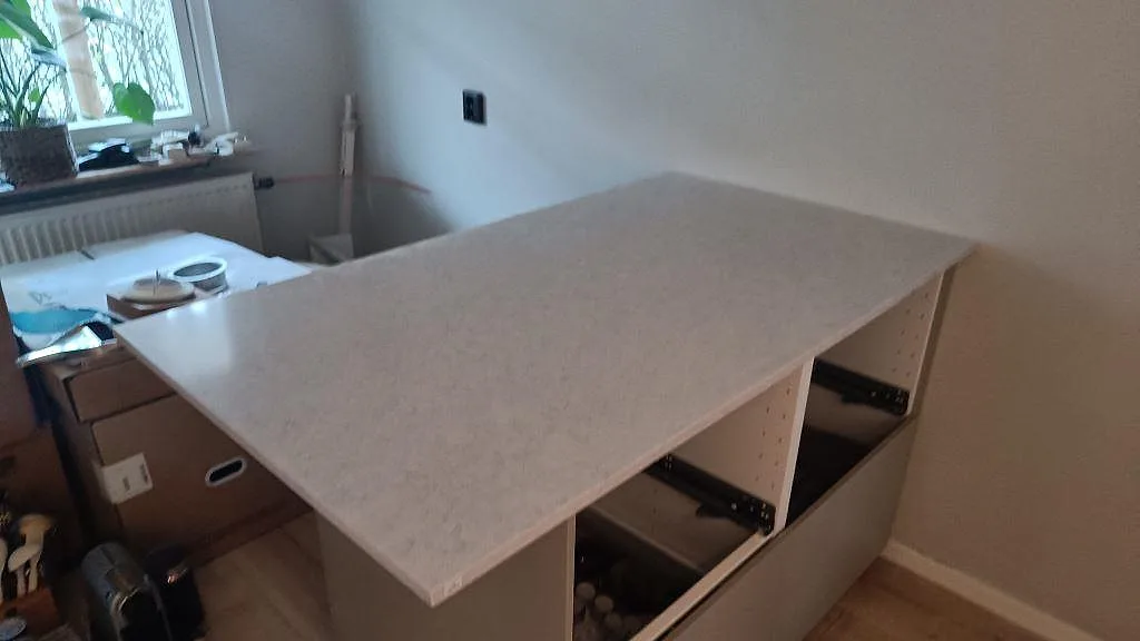 Køkkenbordplade i Silestone Snowy Ibiza, Rydebäck – billede 7